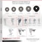 Service Caster 6 Inch Phenolic Swivel 1/2 Inch Threaded Stem Caster with Total Lock Brake SCC SCC-TSTTL20S615-PHS-121315 - alternate 3
